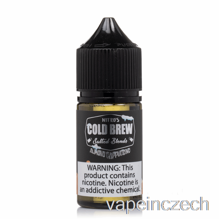 Mandlové Cappuccino - Nitros Studené Vařené Soli - 30ml 45mg Vape Bez Nikotinu